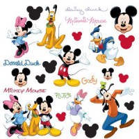 STICKER DE MICKEY Y SUS AMIGOS
